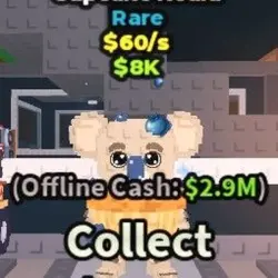 Cupcake koala SUPER RARE (Редкий персонаж) — Roblox, лот №225204