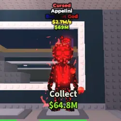 Cursed Appelini 2.7 M s (Brainrot God персонаж) — Roblox, лот №225219
