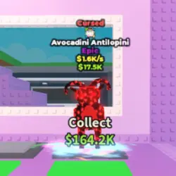 Cursed Avocadini Antilopini 1.6 K s (1 TRAIT) (Эпический пе… — Roblox, лот №225222