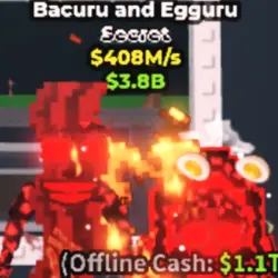 Cursed Bacuru and Egguru 408 M s [2 Traits] (Секретный перс… — Roblox, лот №225228