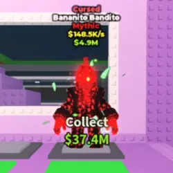 Cursed Bananito Bandito 148.5 K s (Мифический персонаж) — Roblox, лот №225231