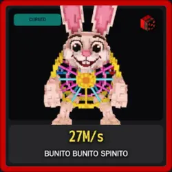 Cursed Bunito Bunito Spinito 27M s (Секретный персонаж) — Roblox, лот №225250