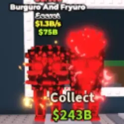 Cursed Burguro and Fryuro +1B s (Секретный персонаж) — Roblox, лот №225253