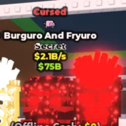 Cursed Burguro and Fryuro 2.1B s (Секретный персонаж) — Roblox, лот №225278
