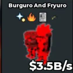 Cursed Burguro and Fryuro 3.5 B s [4 Traits Clean No Taco C… — Roblox, лот №225280