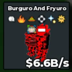 Cursed Burguro And Fryuro 6.6B s vexs (Секретный персонаж) — Roblox, лот №225282