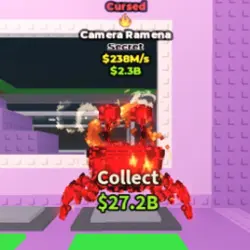 Cursed Camera Ramena 238 M s (FIRE TRAIT) (Секретный персон… — Roblox, лот №225284