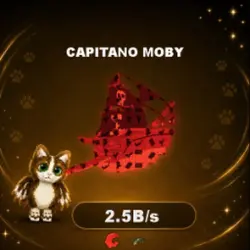 Cursed Capitano Moby 2.5B s (Секретный персонаж) — Roblox, лот №225298