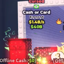 Cursed Cash or Card 1.4B s (Секретный персонаж) — Roblox, лот №225302