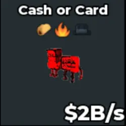 Cursed Cash or Card 2 B s (Секретный персонаж) — Roblox, лот №225303