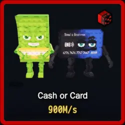 Cursed Cash or Card 900M s (Секретный персонаж) — Roblox, лот №225304