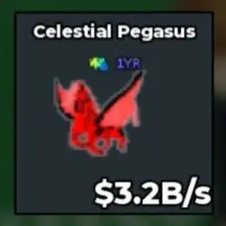 Cursed Celestial Pegasus 3.2B s Only 30 Exist in the World … — Roblox, лот №225311