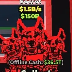 CURSED CERBERUS (Секретный персонаж) — Roblox, лот №225312