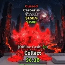 Cursed Cerberus 1.5B s (Секретный персонаж) — Roblox, лот №225316