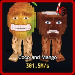 Cursed Coco and Mango 301.5M s (Секретный персонаж) — Roblox, лот №225330