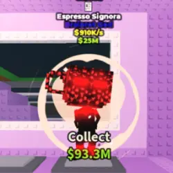 Cursed Espresso Signora 910 K s (JOB TRAIT) (Brainrot God п… — Roblox, лот №225350