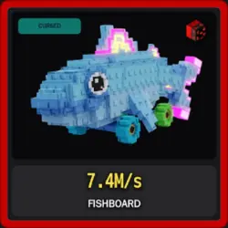 Cursed Fishboard 7.4M s (Секретный персонаж) — Roblox, лот №225355