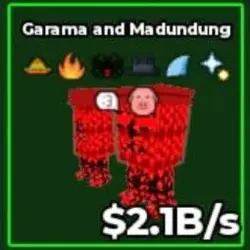 Cursed Garama and Madundung 2.1B s Jhon Pork Trait Ahyar (С… — Roblox, лот №225363