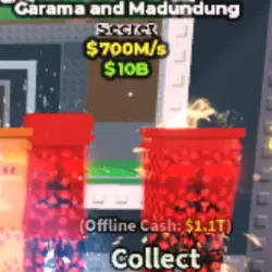 Cursed Garama and Madundung 400 - 800M s (Секретный персона… — Roblox, лот №225364