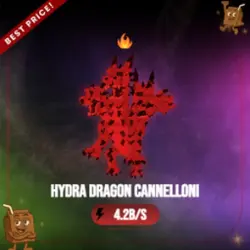 Cursed Hydra Dragon Cannelloni 4.2B s (Секретный персонаж) — Roblox, лот №225379