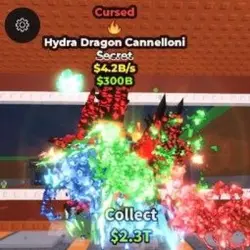 CURSED Hydra dragon cannelloni with fire trait 4.2B s ready… — Roblox, лот №225380