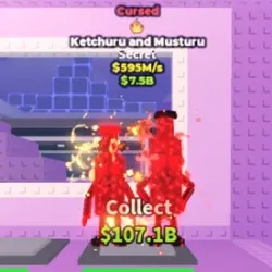 Cursed Ketchuru and Musturu 595 M s (FIRE TRAIT) (Секретный… — Roblox, лот №225385