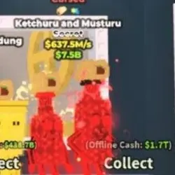 Cursed Ketchuru and Musturu 637.5 (Секретный персонаж) — Roblox, лот №225396