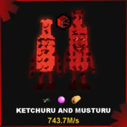 Cursed Ketchuru and Musturu 743.7M s (Секретный персонаж) — Roblox, лот №225399
