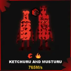 Cursed Ketchuru and Musturu 765M s (Секретный персонаж) — Roblox, лот №225400