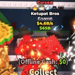 Cursed Ketupat Bros 4.6B S (6 Rare Traits) #Q3DS8G (Секретн… — Roblox, лот №225407