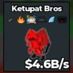 Cursed Ketupat Bros 4.6B s Clean Trait KennCello (Секретный… — Roblox, лот №225409
