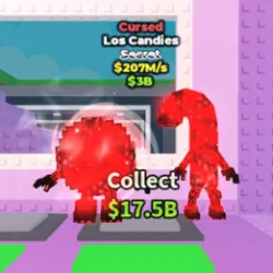 Cursed Los Candies 207 M s (Секретный персонаж) — Roblox, лот №225390