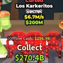 CURSED los karkeritos $6.7M s RARE (Секретный персонаж) — Roblox, лот №225404