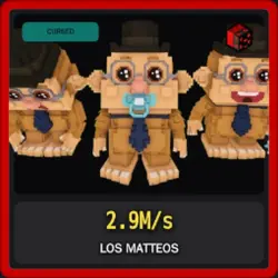 Cursed Los Matteos 2.9M s (Секретный персонаж) — Roblox, лот №225412