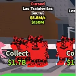 CURSED Los Tralaleritos SECRET Roblox (Секретный персонаж), лот №225433