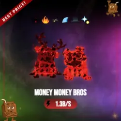 Cursed Money Money Bros 1.3B s (Секретный персонаж) — Roblox, лот №225443