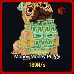 Cursed Money Money Puggy 189M s (Секретный персонаж) — Roblox, лот №225447