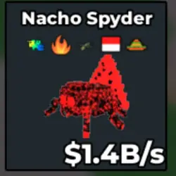 Cursed Nacho Spyder 1.4 B s (Секретный персонаж) — Roblox, лот №225451