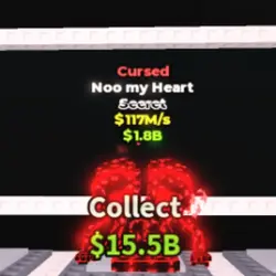 Cursed Noo My Heart 117 M s (Секретный персонаж) — Roblox, лот №225455
