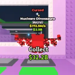 Cursed Nuclearo Dinossauro 172.5 M s (1 TRAIT) (Секретный п… — Roblox, лот №225460