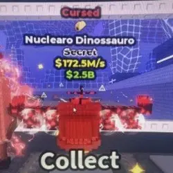 cursed nuclearo dinossauro 172.5M s for 12$ (Секретный перс… — Roblox, лот №225461