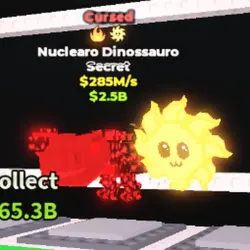 Cursed Nuclearo Dinossauro 285 M s (Секретный персонаж) — Roblox, лот №225464