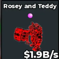 Cursed Rosey And Teddy (Секретный персонаж) — Roblox, лот №225495
