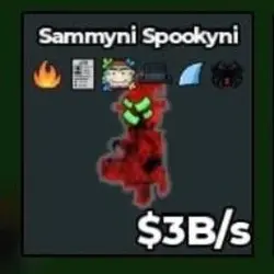 Cursed Sammyni Spookyni 3B s 7 Good Trait reystr (Секретный… — Roblox, лот №225496