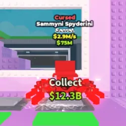 Cursed Sammyni Spyderini 2.9 M s (Секретный персонаж) — Roblox, лот №225497