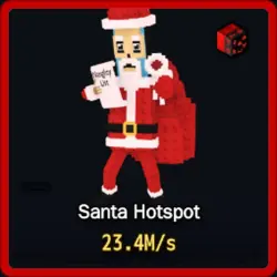 Cursed Santa Hotspot 23.4M s (Секретный персонаж) — Roblox, лот №225501