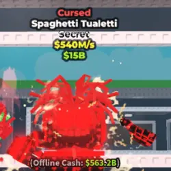 Cursed Spaghetti Tualetti (Секретный персонаж) — Roblox, лот №225503