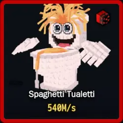 Cursed Spaghetti Tualetti 540M s (Секретный персонаж) — Roblox, лот №225505