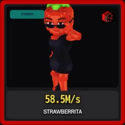 Cursed Strawberrita 58.5M s (Секретный персонаж) — Roblox, лот №225518