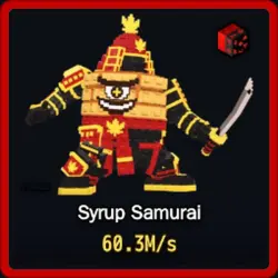 Cursed Syrup Samurai 60.3M s (Секретный персонаж) — Roblox, лот №225519